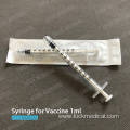 1cc Syringe without Needle Vaccine